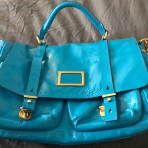 Marc by Marc Jacobs leather blue handbag